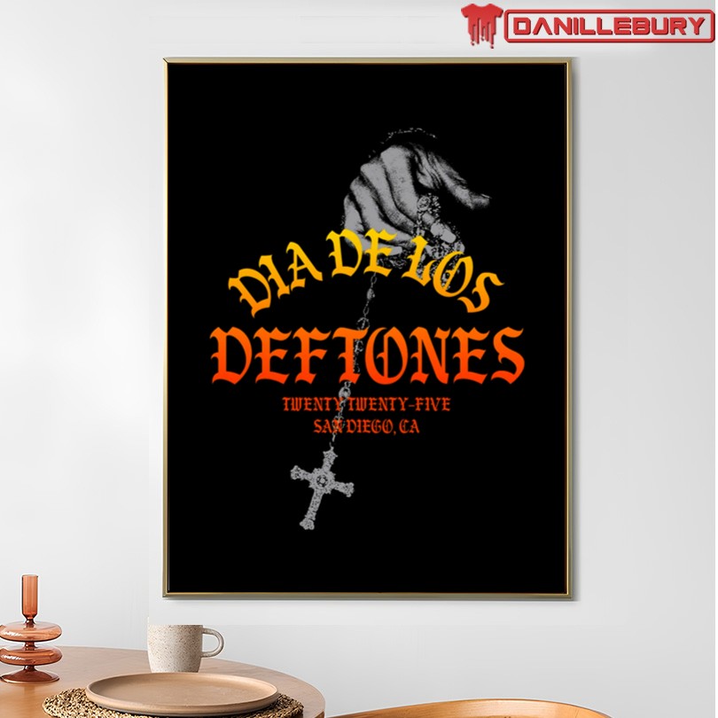 Deftones Ombre Rosary Shirt - Image 4