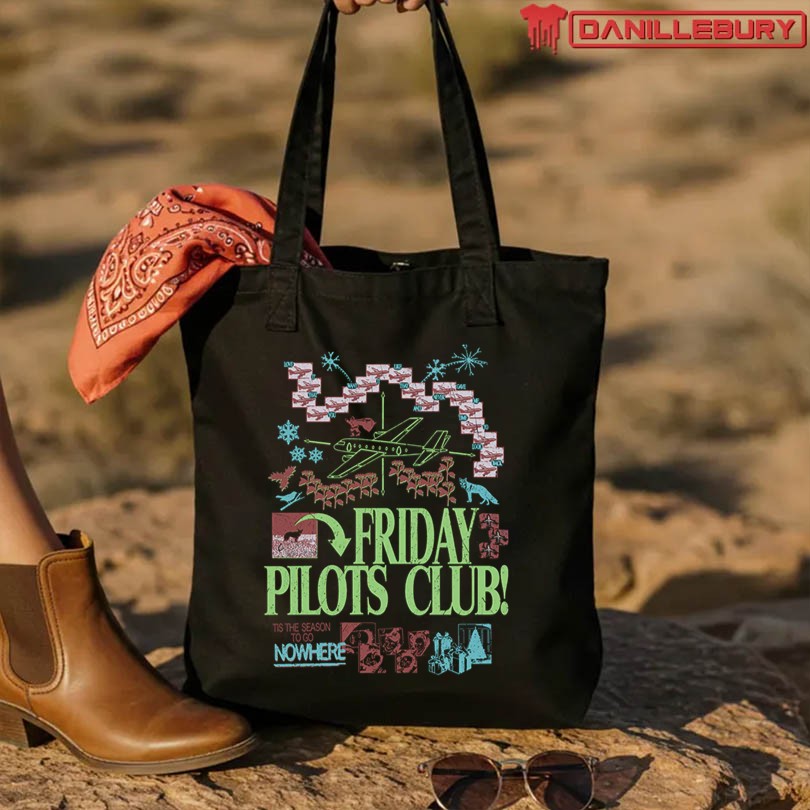 Friday Pilots Club Tis The Season To Go Nowhere Shirt - Image 3