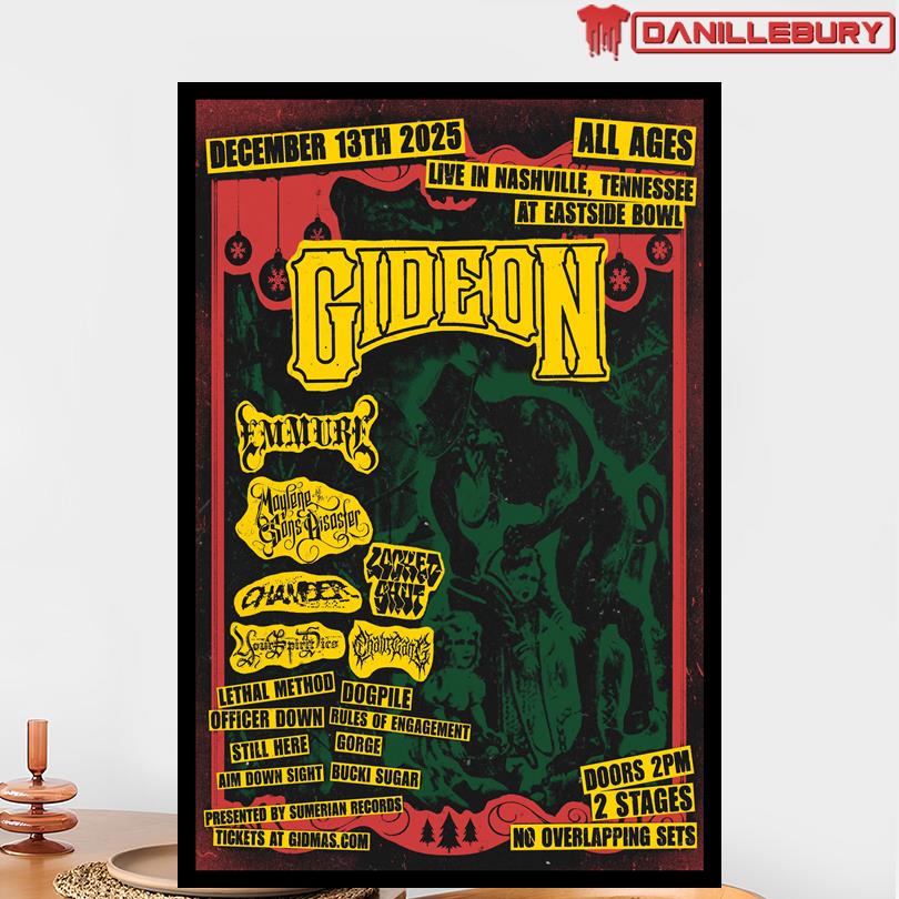 Gideon Eastside Bowl Nashville Tennessee Dec 13 2025 Poster - Image 2