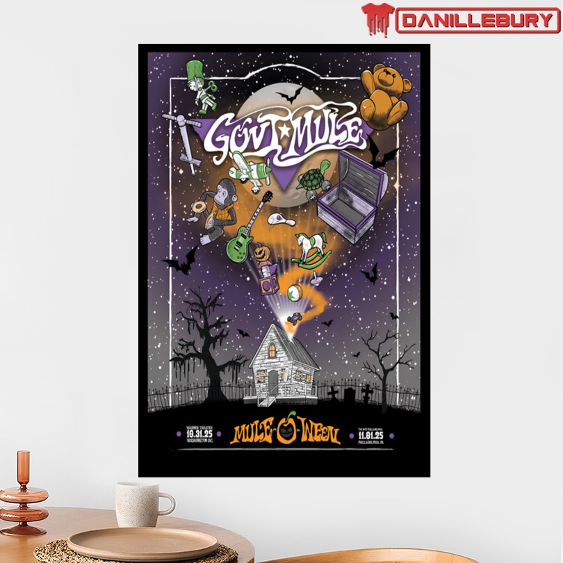 Gov't Mule Washington DC & Philadelphia 2025 Tour Poster - Image 2