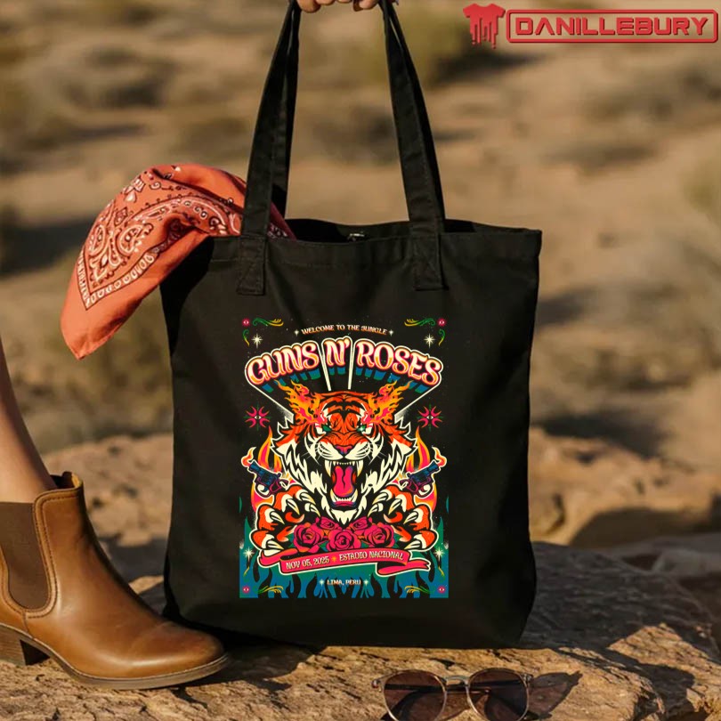 Guns N' Roses 05 2025 Nov Estadio Nacional Lima, Perú Tour Shirt - Image 3