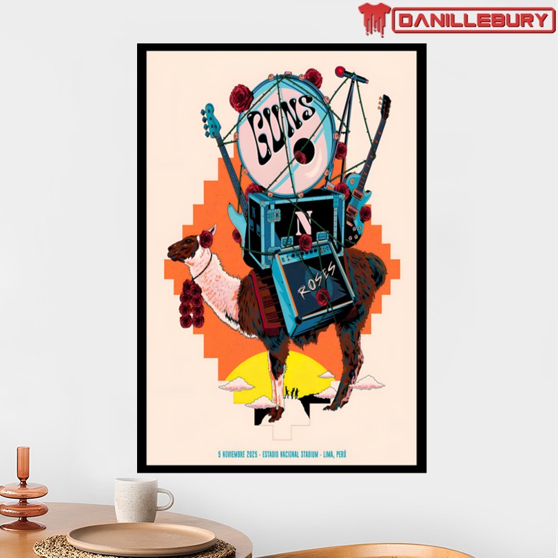 Guns N Roses Estadio Nacional Nov 5 2025 Event Poster - Image 2