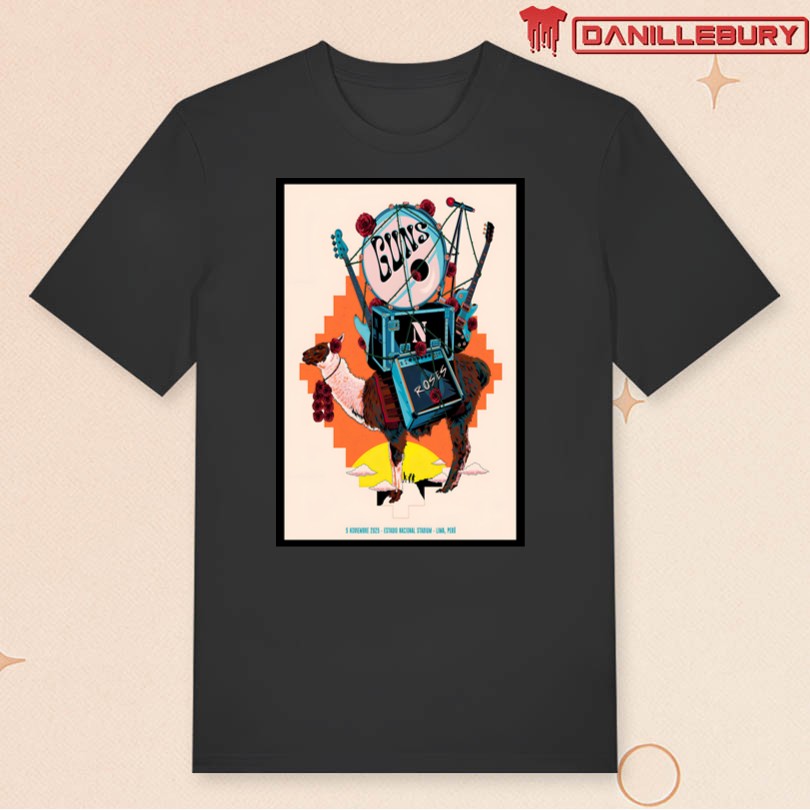 Guns N Roses Estadio Nacional Nov 5 2025 Event Poster - Image 3