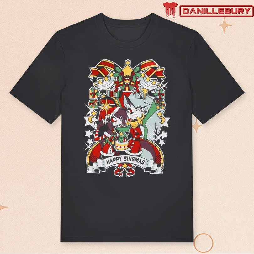 Helluva Boss Happy Sinsmas Holiday T-Shirt