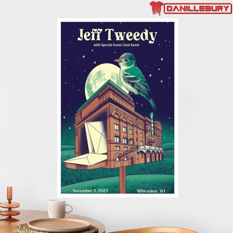 Jeff Tweedy Nov 5 2025 The Pabst Theater Milwaukee WI Poster - Image 2