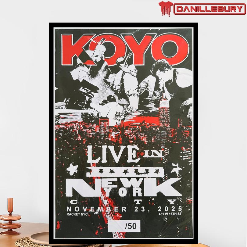 Koyo Nov 23 2025 Racket NYC New York NY Poster - Image 2