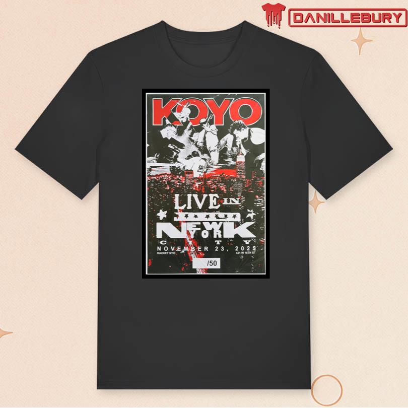 Koyo Nov 23 2025 Racket NYC New York NY Poster - Image 3