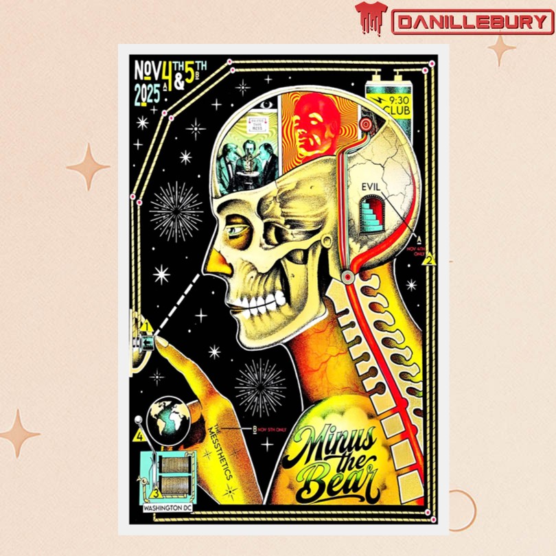 Minus The Bear 9 30 Club Washington DC 2025 Poster