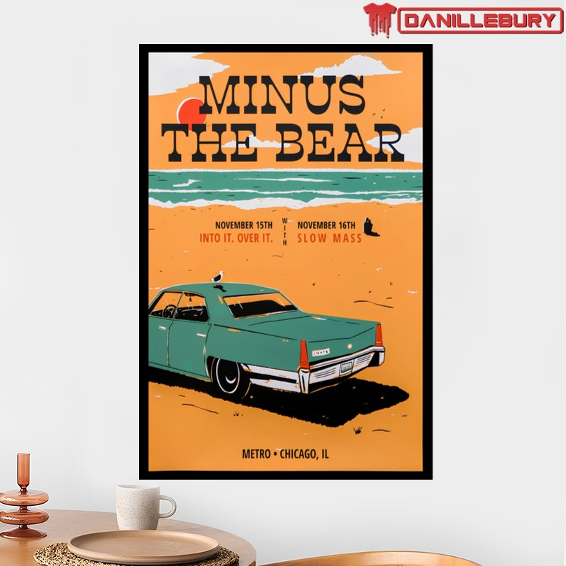 Minus the Bear Nov 15 2025 Metro Chicago in Chicago IL Poster - Image 2