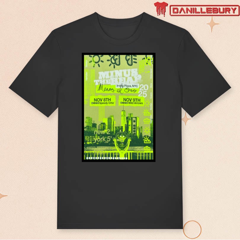 Minus The Bear November 8th-9th 2025 New York City Event Poster - Image 3