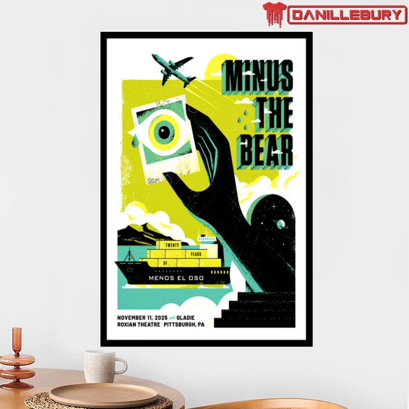 Minus The Bear Roxian Theatre Nov 11 2025 Show Poster - Image 2