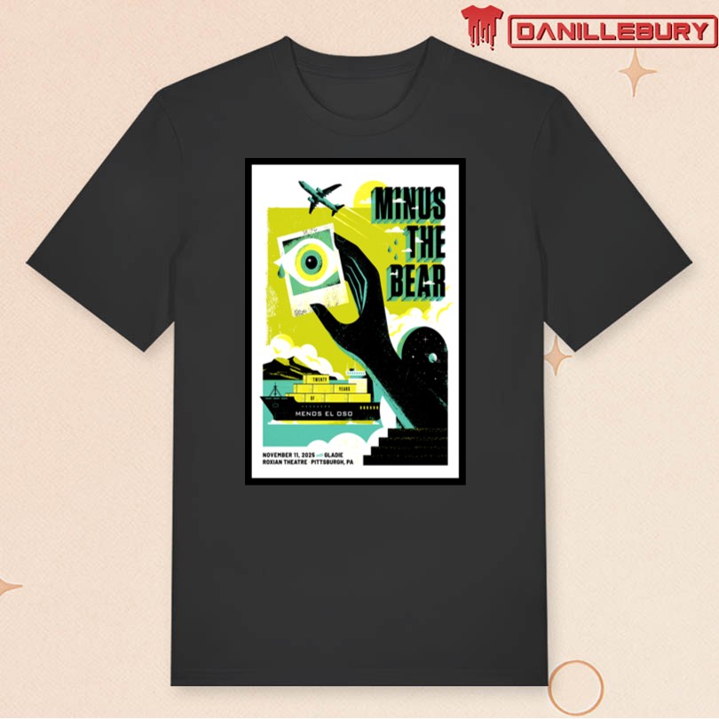 Minus The Bear Roxian Theatre Nov 11 2025 Show Poster - Image 3