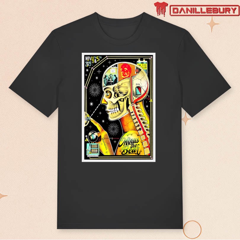 Minus The Bear Washington November 4-5 2025 Show Poster - Image 3