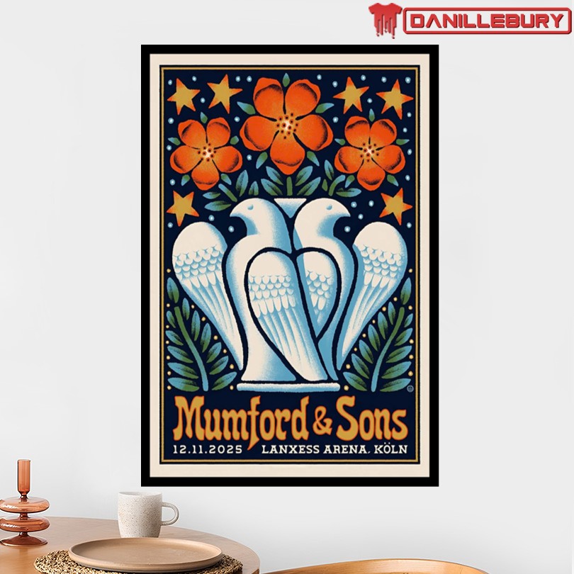 Mumford & Sons Lanxess Arena Koln DE November 12 2025 Poster - Image 2