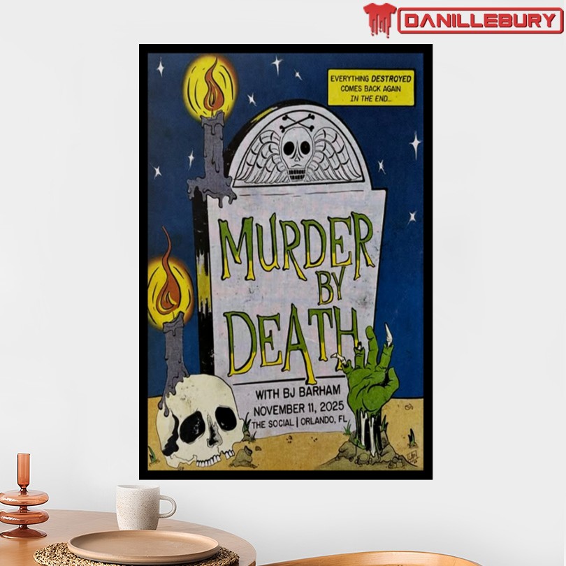 Murder By Death Live at The Social Orlando 2025 Poster - Image 2