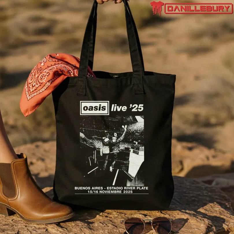 Oasis Live 25 Buenos Aires T-Shirt - Image 3