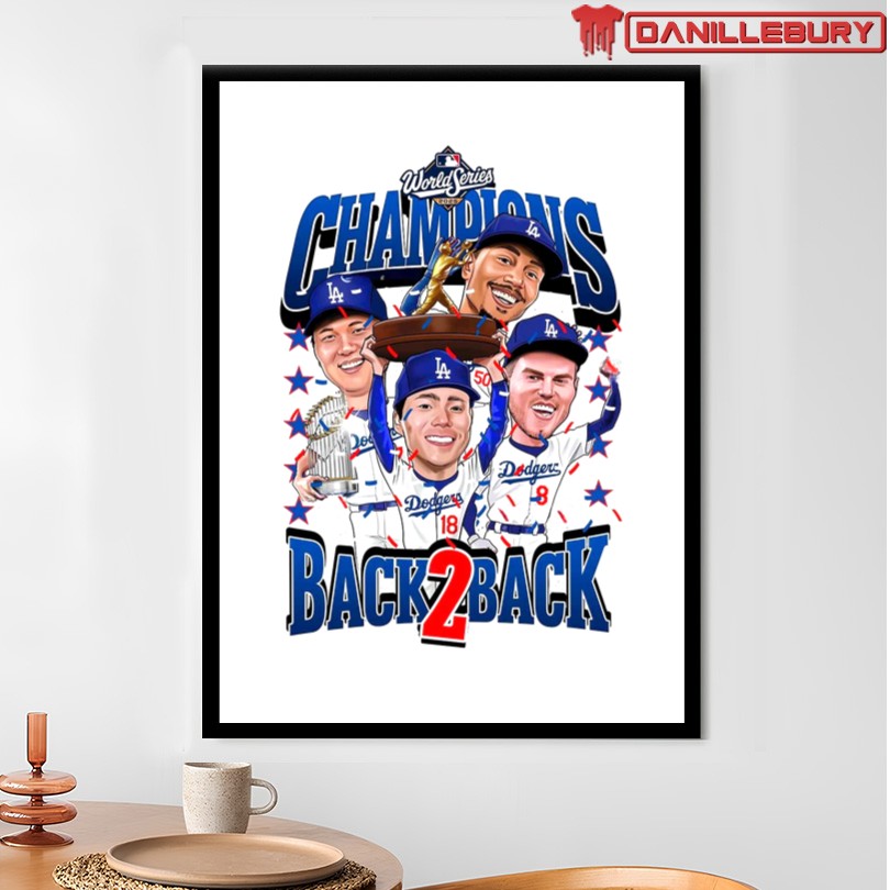 Official Back To Back World Series Champions, LA Shirt 2025 - Image 4
