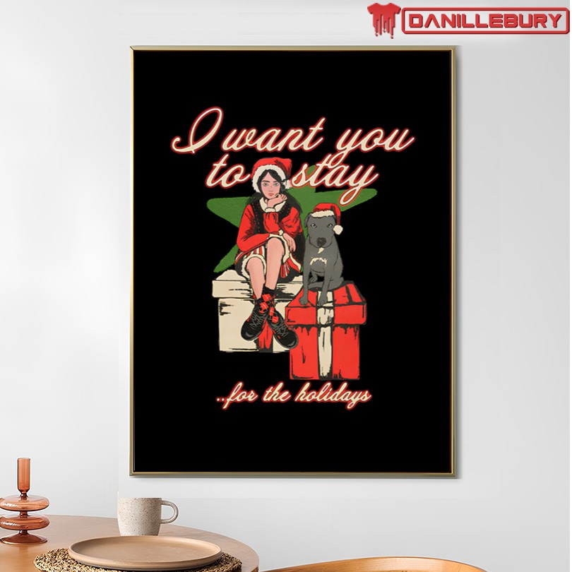 Official Billie Eilish Stay For The Holidays Merch - Image 4