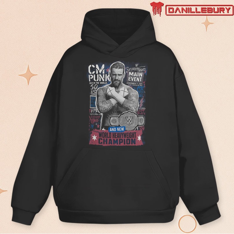 Official CM Punk Saturday Night's Main Event Winner T-Shirt - Image 2