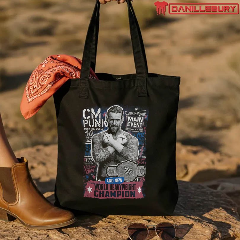 Official CM Punk Saturday Night's Main Event Winner T-Shirt - Image 3