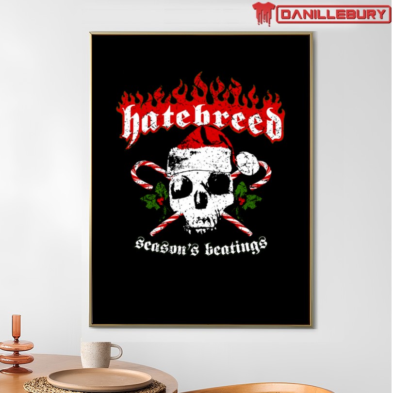 OFFICIAL HATEBREED SEASONS BEATINGS HOLIDAY 2025 MERCH - Image 4