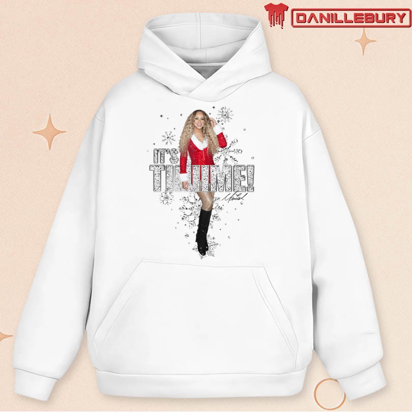 Official Mariah Carey Christmas It’s Time 2025 T-Shirt - Image 2