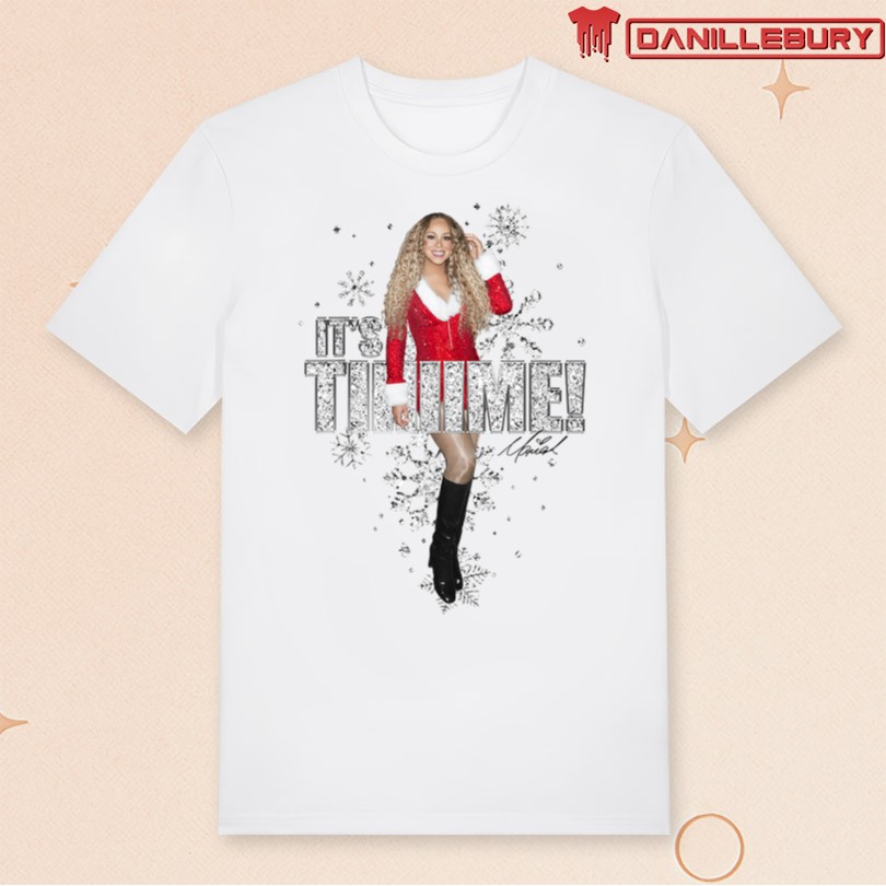 マライアキャリー　ライブ　グッズ　Tシャツ　2025 クリスマス Official Mariah Carey Christmas It's Time 2025 T-Shirt