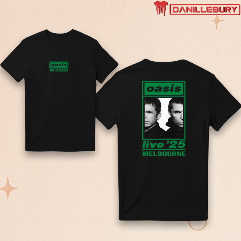 Official Oasis 04.11.2025 Melbourne T-Shirt