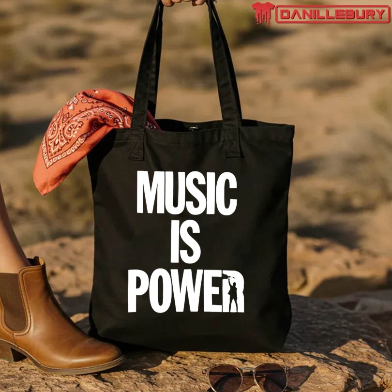 Official Richard Ashcroft Music Is Power T-Shirt - Image 3