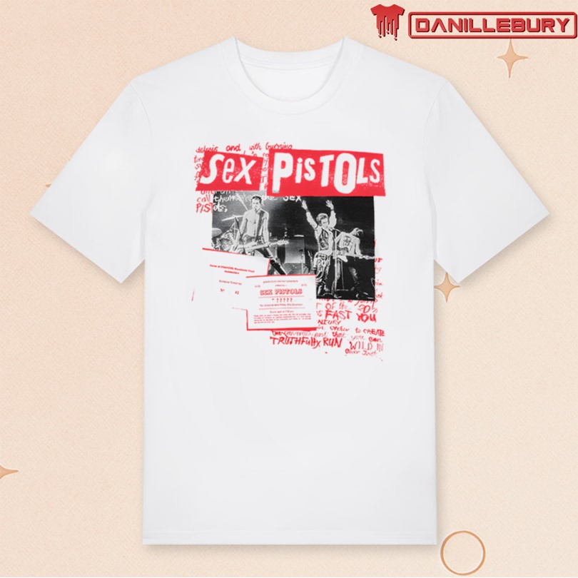 Official Sex Pistols Anarchy in Huddersfield Christmas 1977 T-Shirt