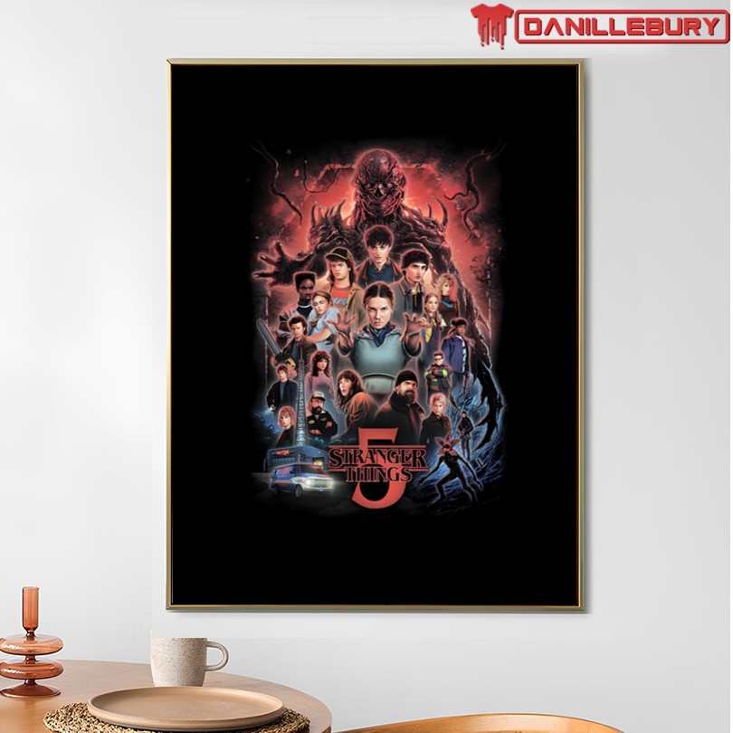 Official Stranger Things x Kyle Lambert Comfort Colors T-Shirt - Image 4