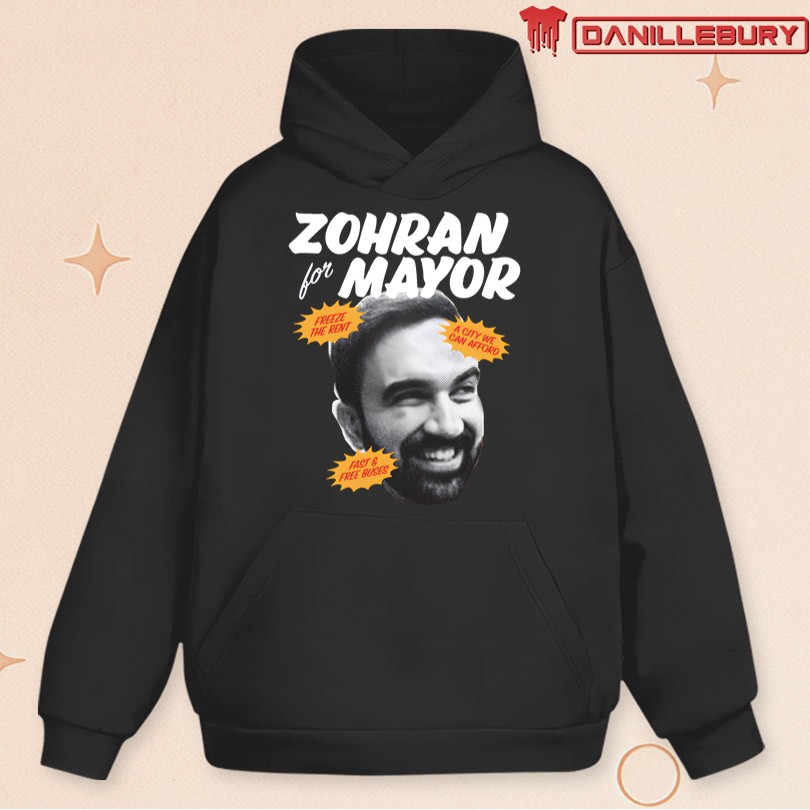 Official Zohran For Mayor Photo Shirt - Image 2