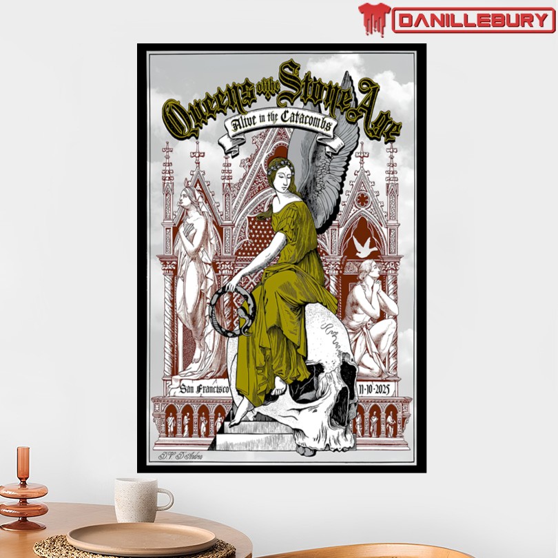 Queens Of The Stone Age Davies Symphony Hall San Francisco Nov 10th 2025 Poster - Image 2