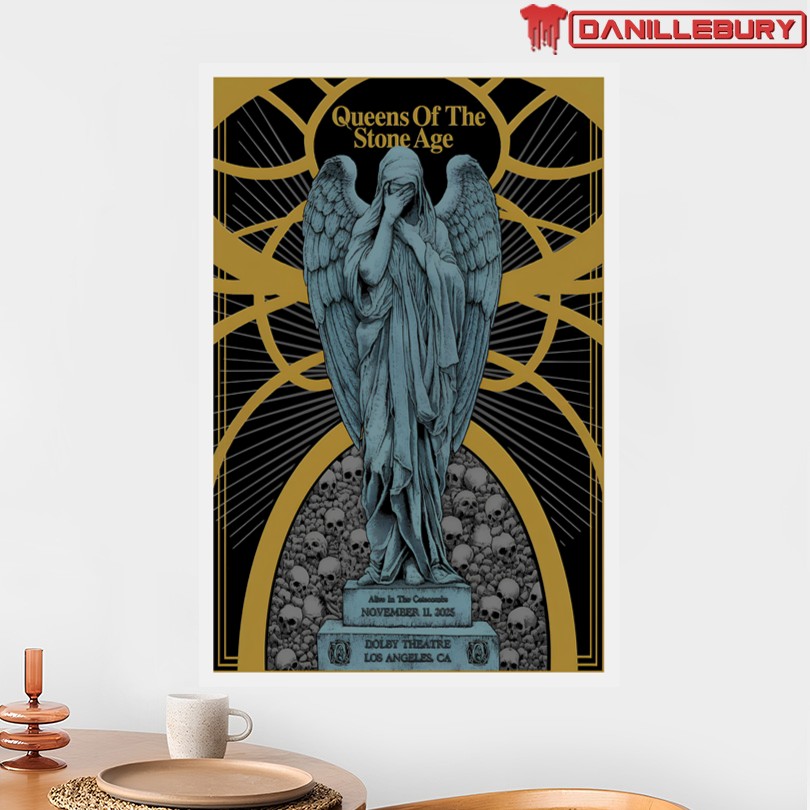 Queens Of The Stone Age Hollywood California Nov 11 2025 Concert Poster - Image 2