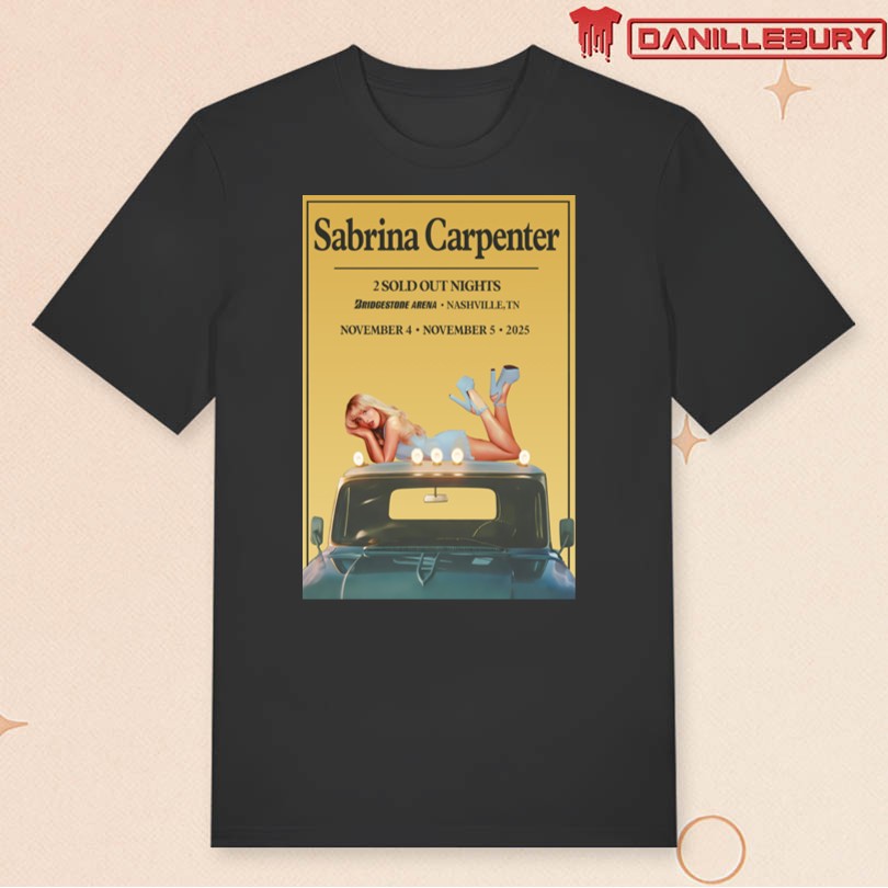 Sabrina Carpenter Nashville TN 11 05 2025 Tour Poster - Image 3