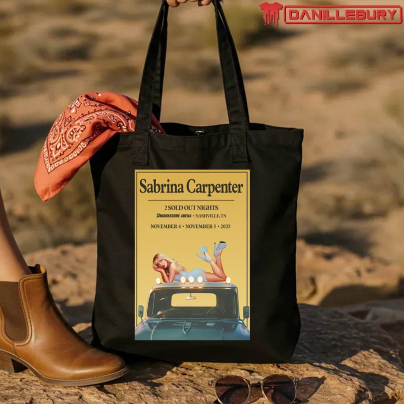 Sabrina Carpenter Nashville TN 2025 Poster - Image 4