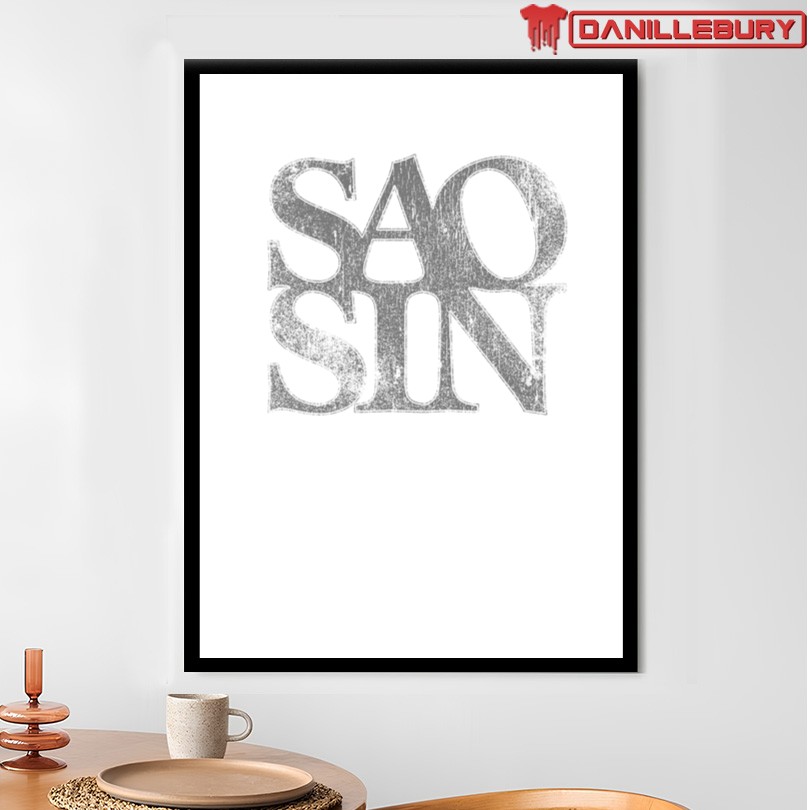 Saosin Distressed Logo Tee - Image 4