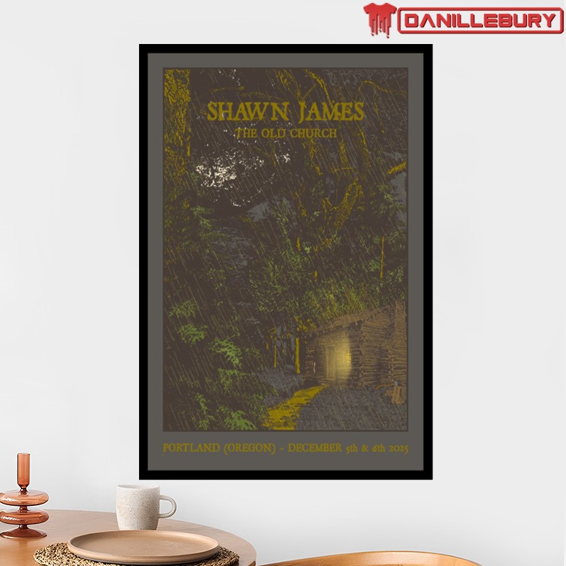 Shawn James Portland Oregon December 5 & 6 2025 Concert Poster - Image 2
