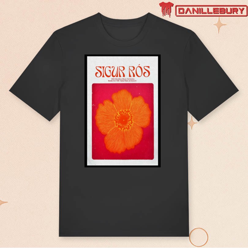 Sigur Ros Orpheum Theatre Nov 16-17 2025 Show Poster - Image 3