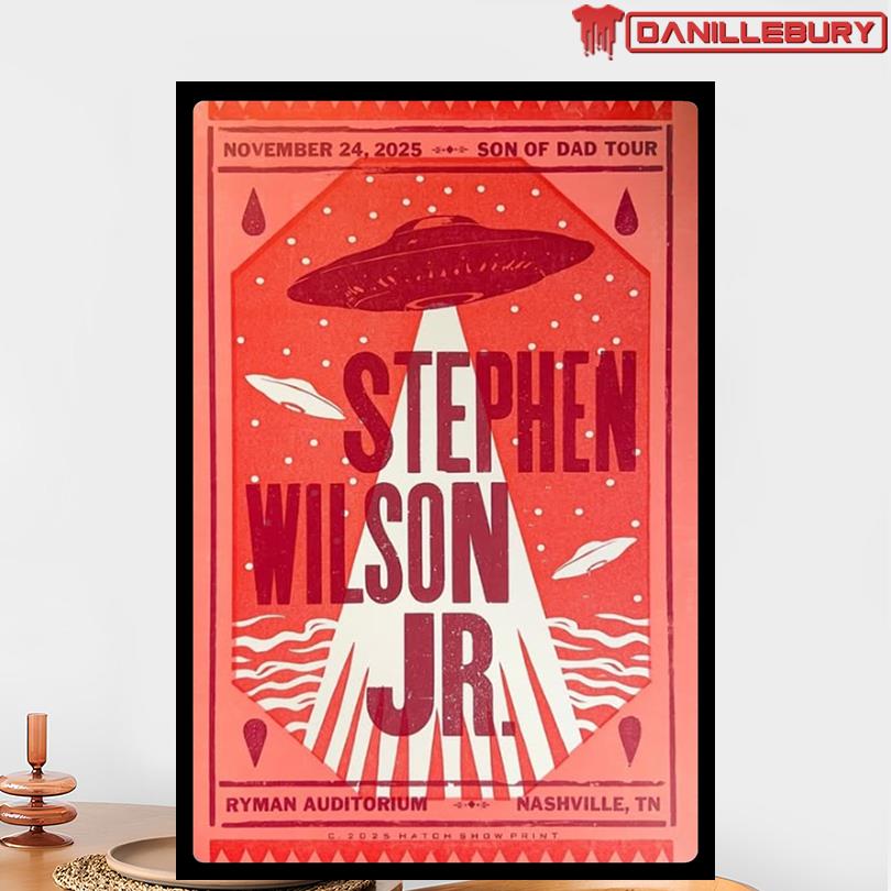 Stephen Wilson Jr. Nov 24 2025 Ryman Auditorium Nashville TN Poster - Image 2
