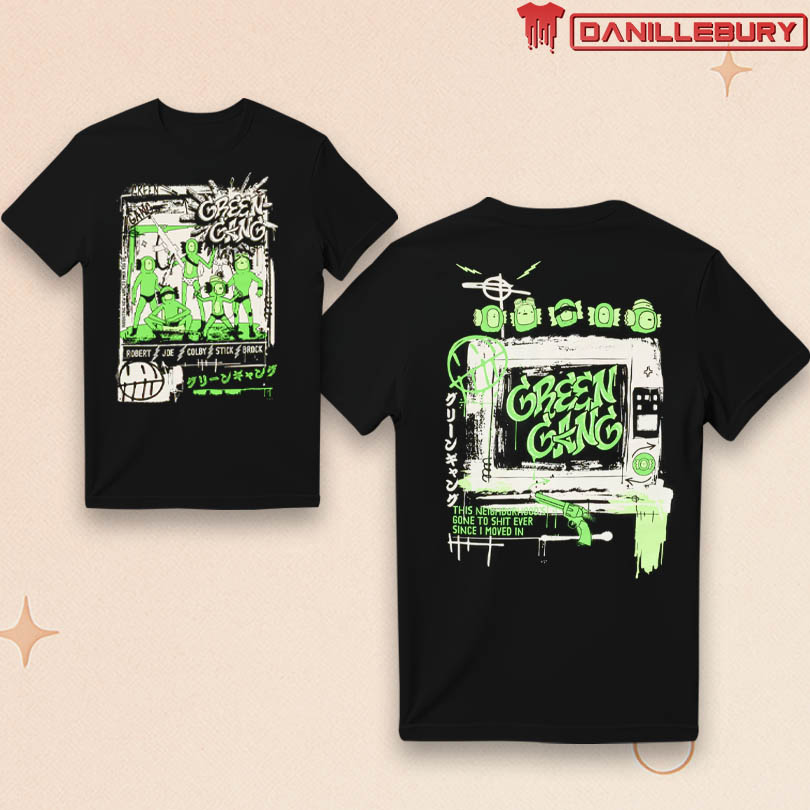 The Boys Green Gang Graffiti T-Shirt