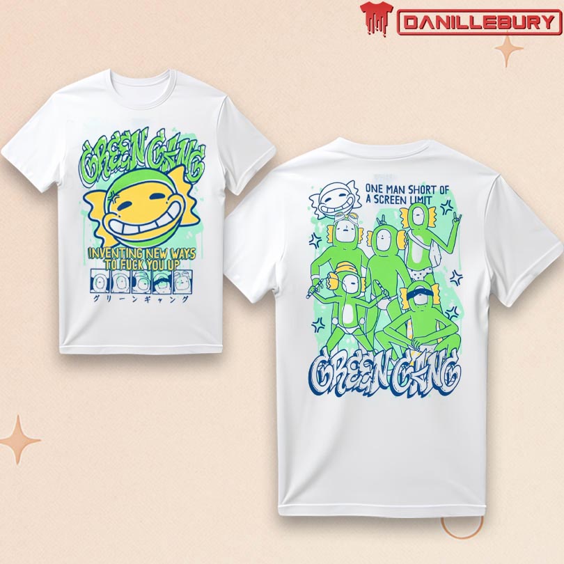 The Boys Green Gang Smiley T-Shirt