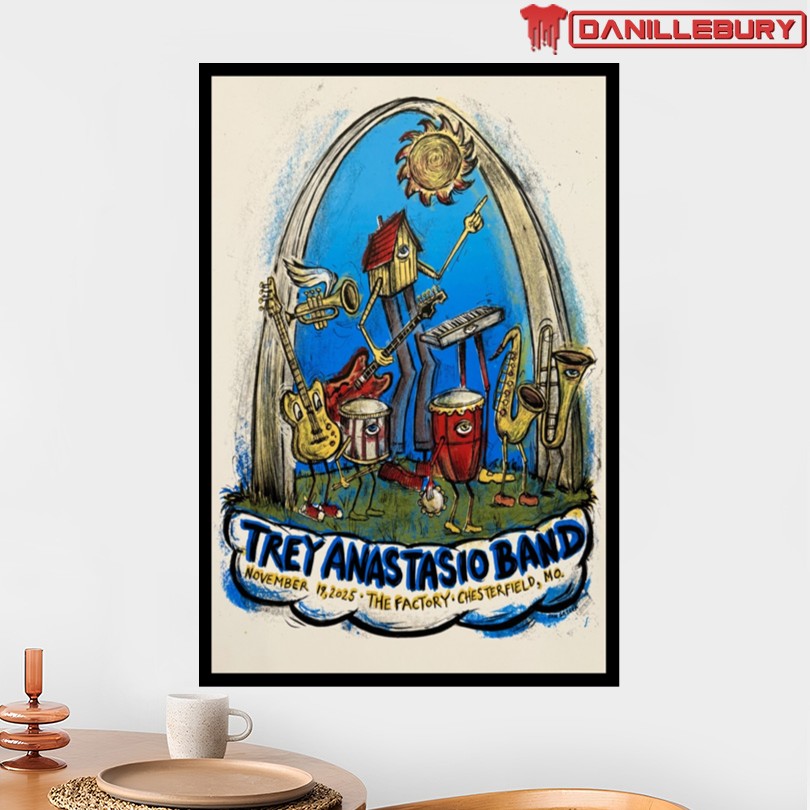 Trey Anastasio The Factory Chesterfield Missouri 11 19 2025 Poster - Image 2