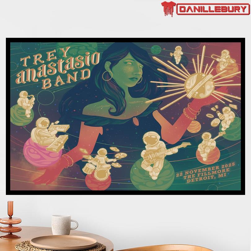 Trey Anastasio The Fillmore Detroit Michigan November 22 2025 Poster - Image 2