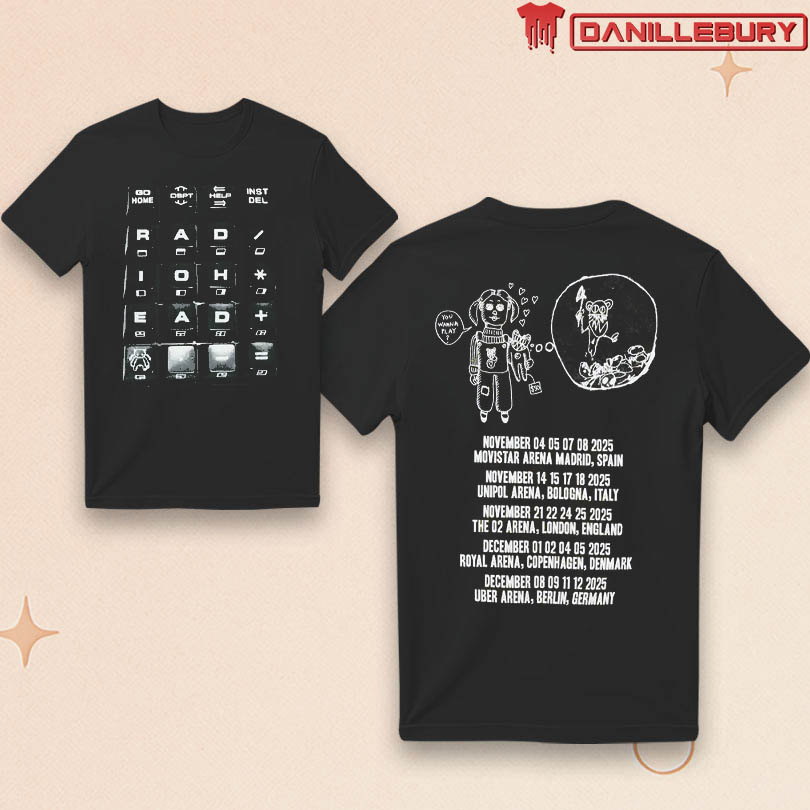 W.A.S.T.E 2025 Black Tour T-Shirt