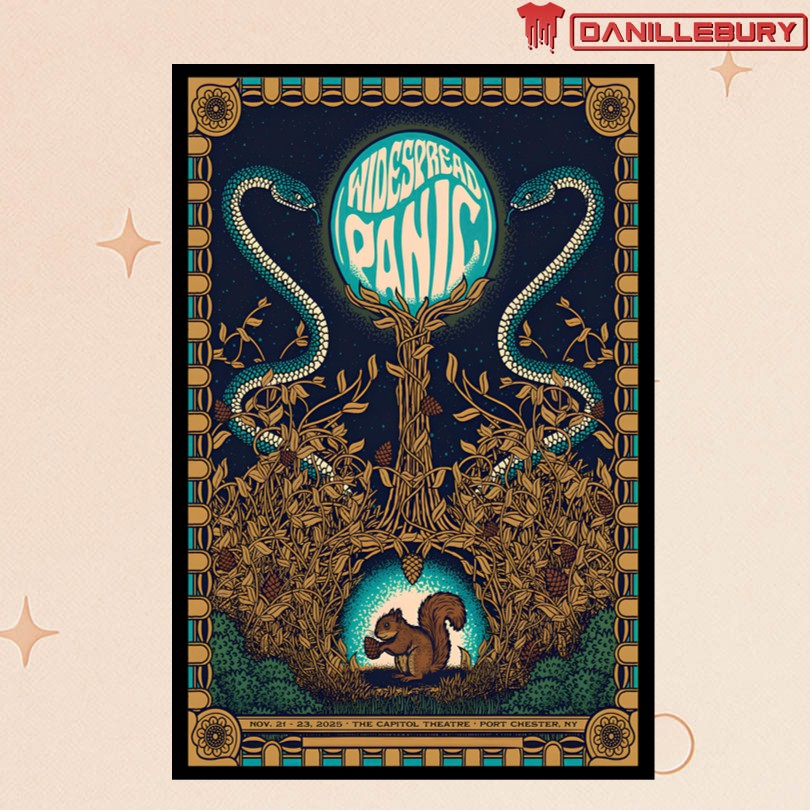 Widespread Panic The Capitol Theatre Nov 21-23 2025 Show Poster