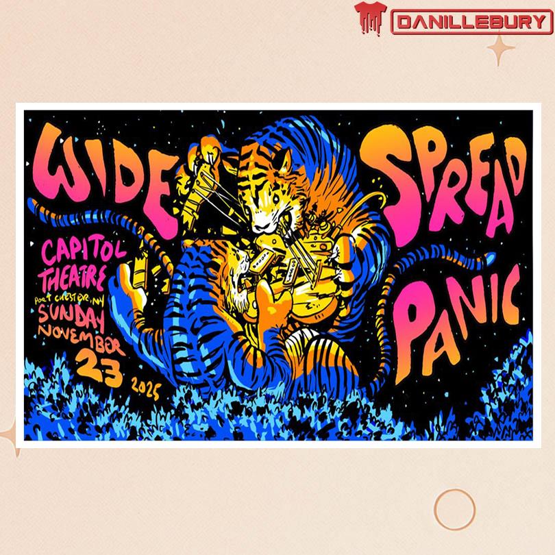 Widespread Panic The Capitol Theatre Nov 23 2025 Show Poster