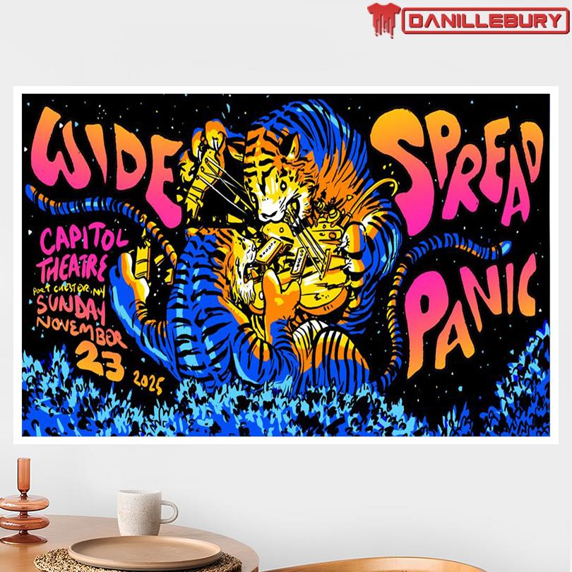 Widespread Panic The Capitol Theatre Nov 23 2025 Show Poster - Image 2