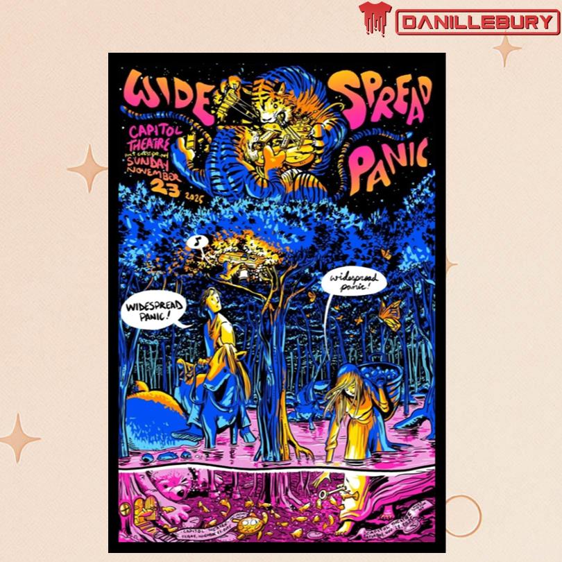 Widespread The Capitol Theatre November 21-23 2025 Show Poster