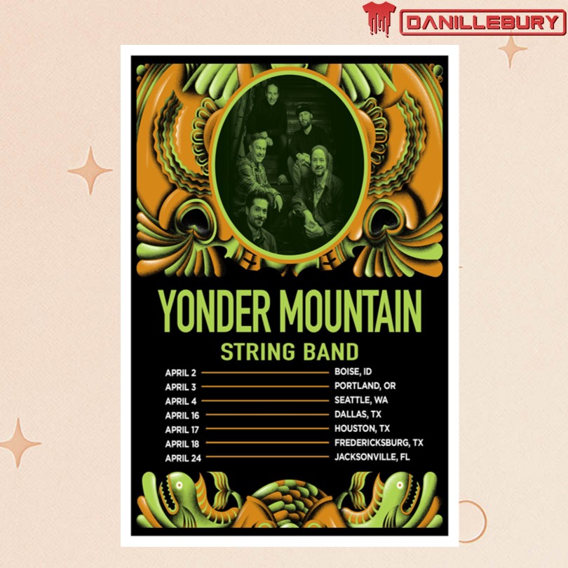 Yonder Mountain String Band April 2026 Show Poster